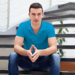 Collar Solid T-Shirt