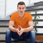 Collar Solid T-Shirt