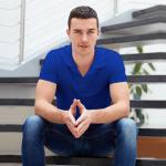Collar Solid T-Shirt