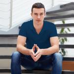 Collar Solid T-Shirt