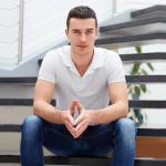 Collar Solid T-Shirt